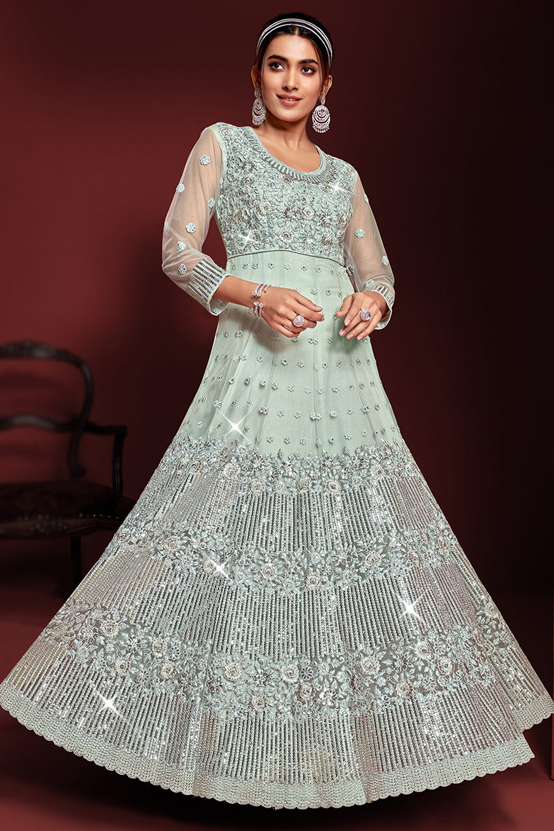 Long churidar on sale for wedding