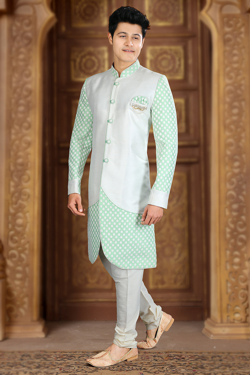 Sherwani churidar on sale pajama