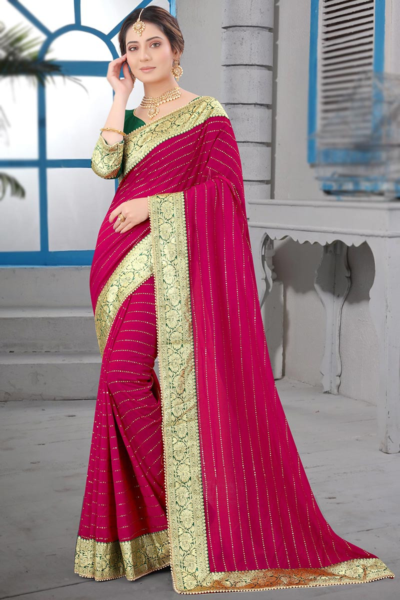 Bandhej Printed Chiffon Saree in Beige | Art silk sarees, Chiffon saree,  Saree