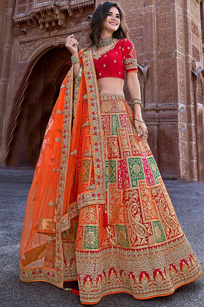 Banarasi lehenga choli best sale online