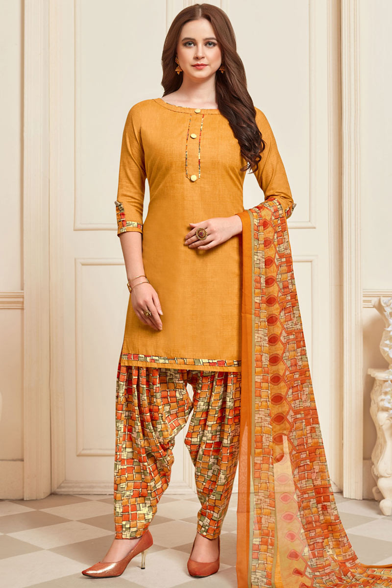 Yellow salwar suit designs new arrivals
