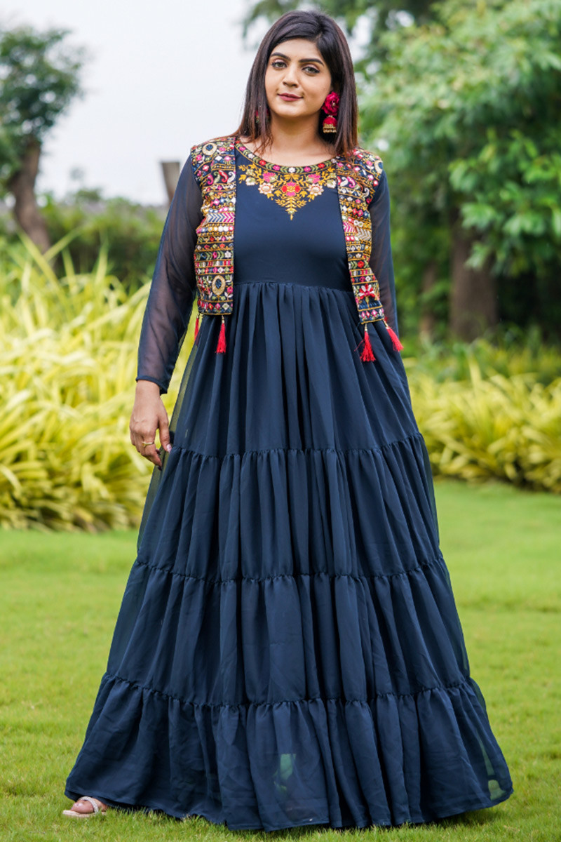 Georgette party wear dresses hotsell