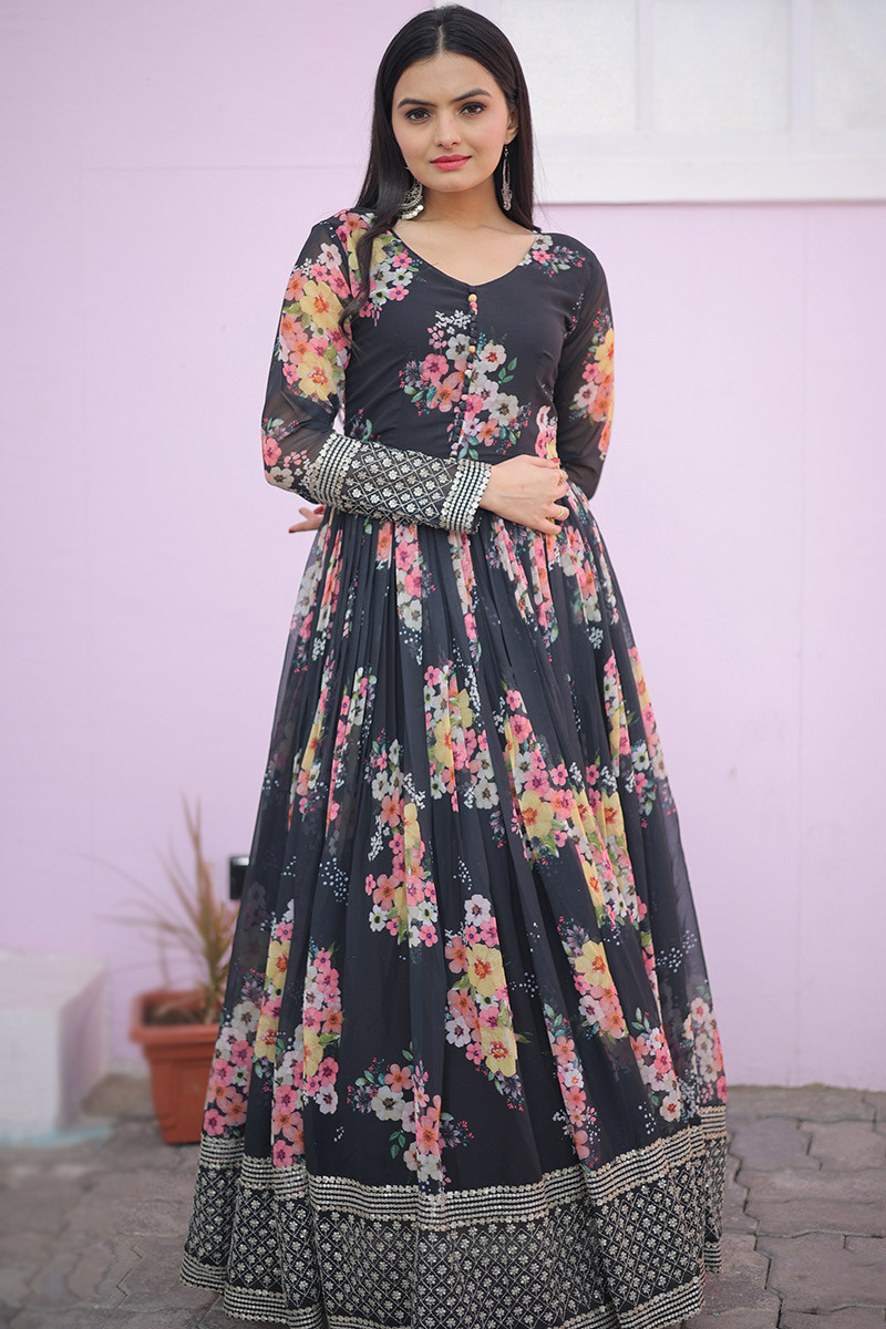 Long length frocks for ladies 2025