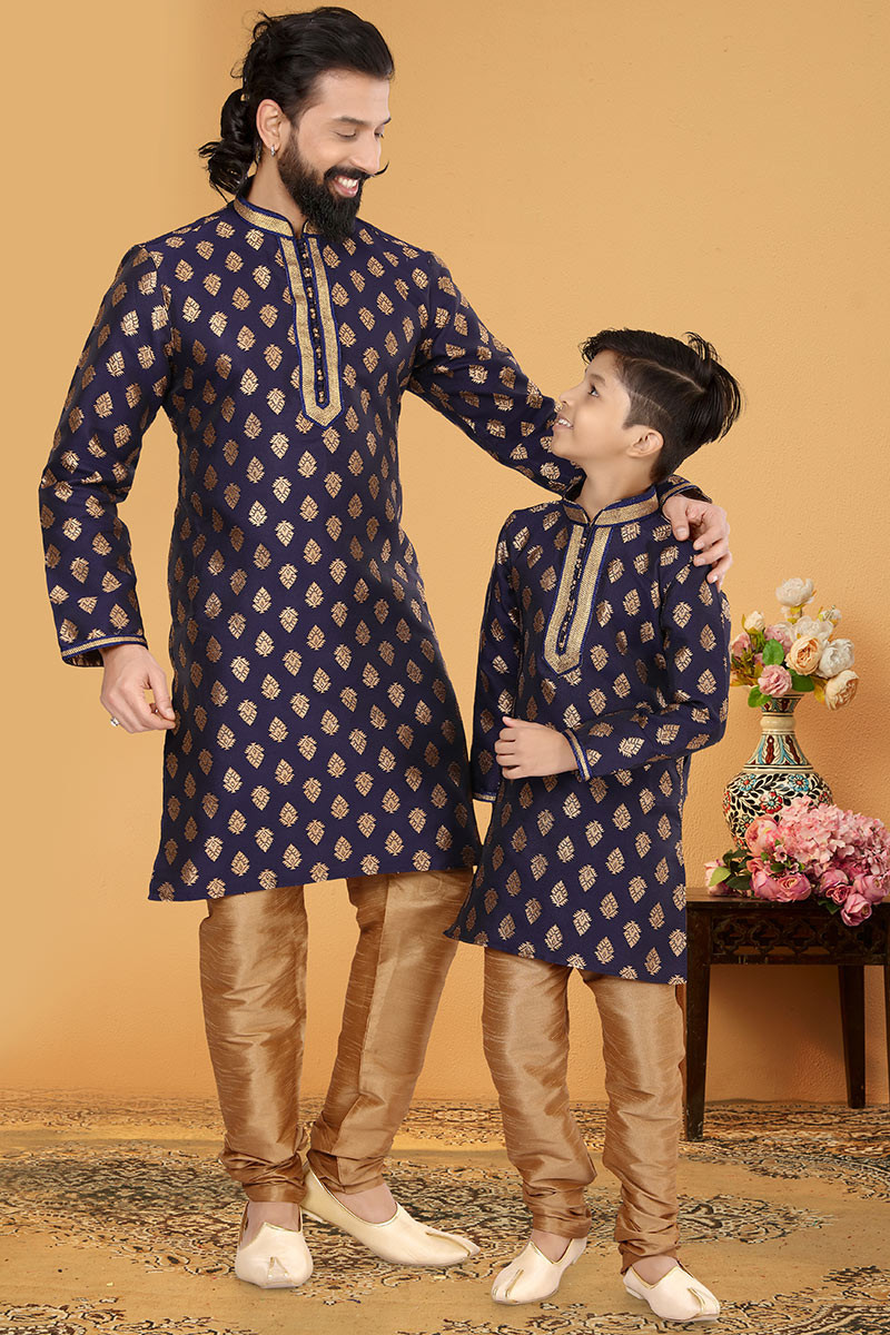 Father and 2025 son same kurta