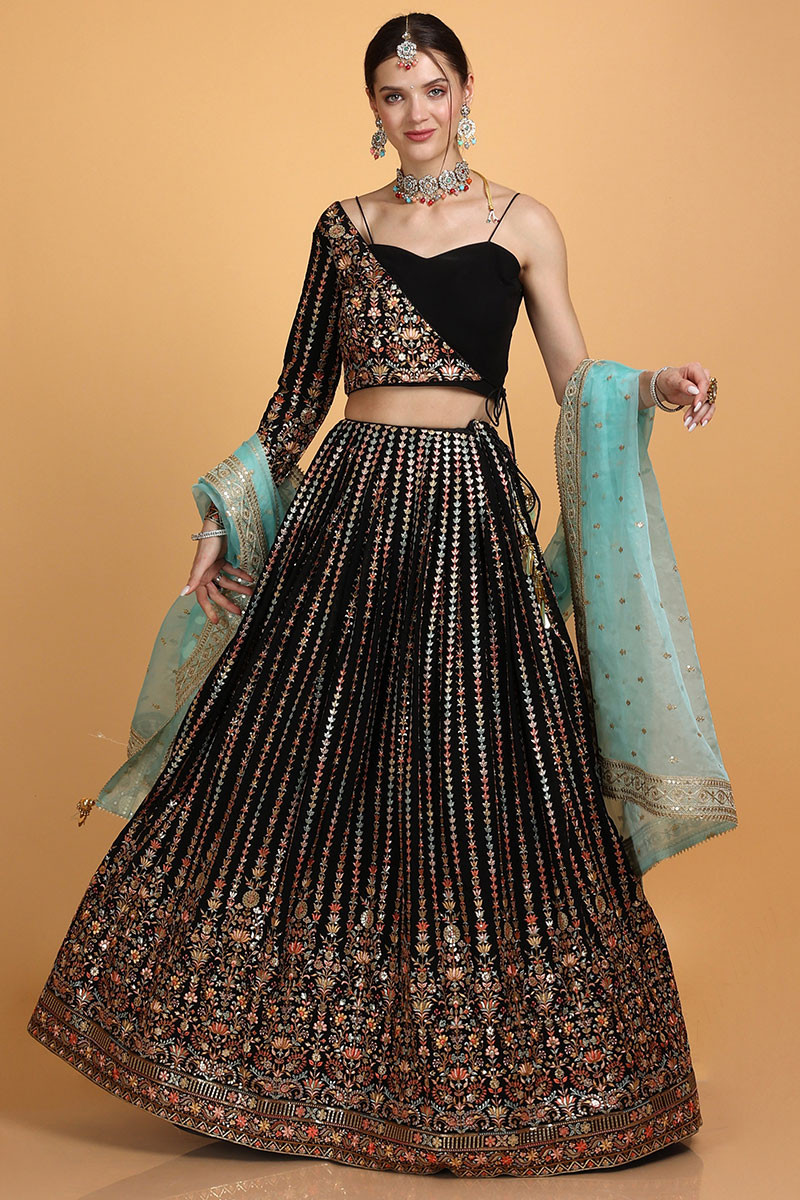 Ready-to-Wear Angrakha Style Embroidered Raw Silk Party Wear Dress 202 –  DressyZone.com