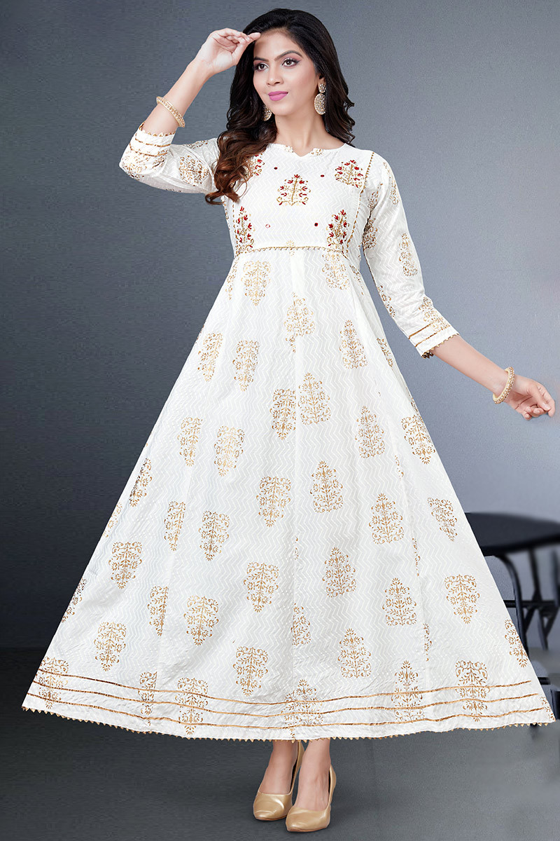 Rayon printed kurti store
