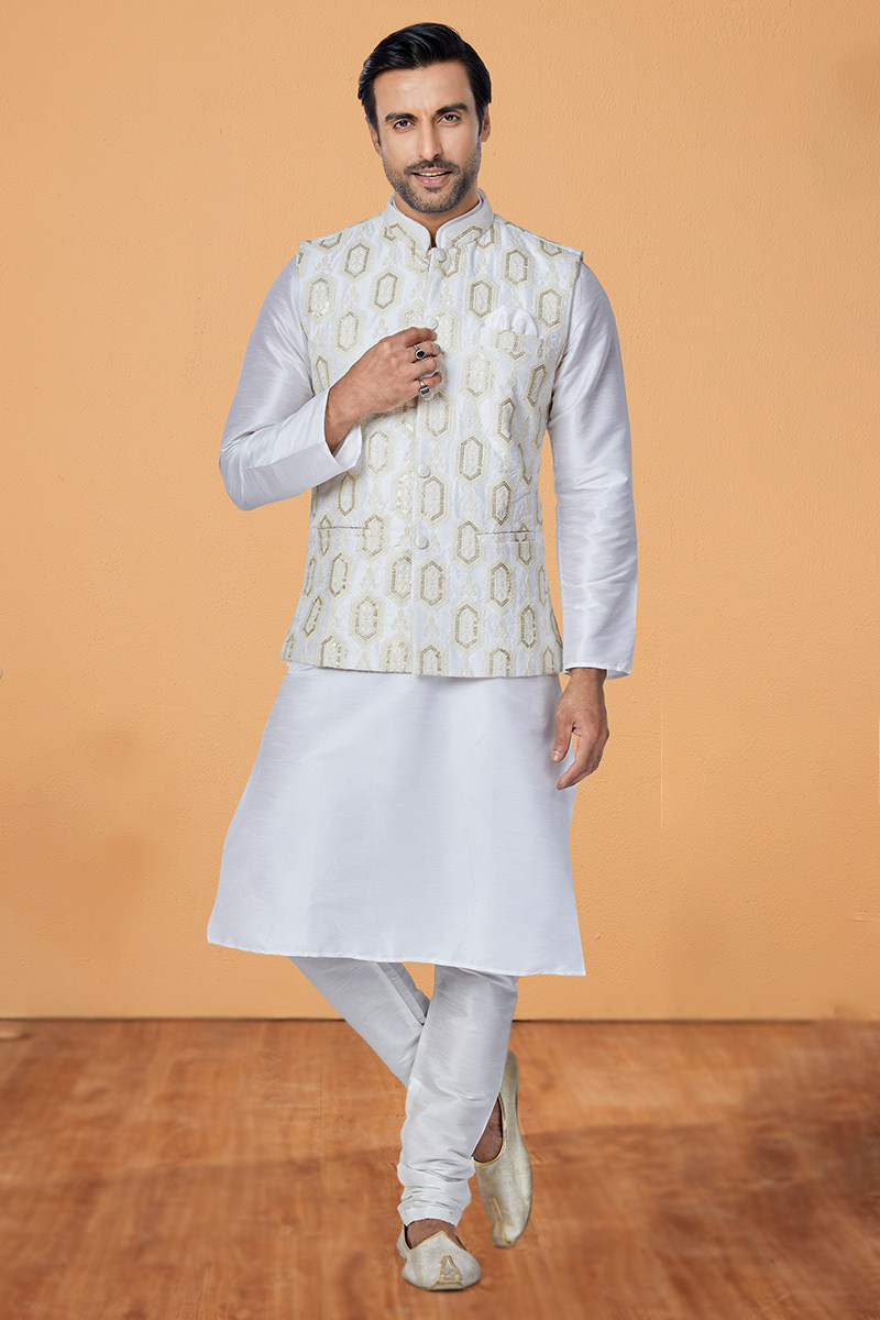 White sales kurta churidar