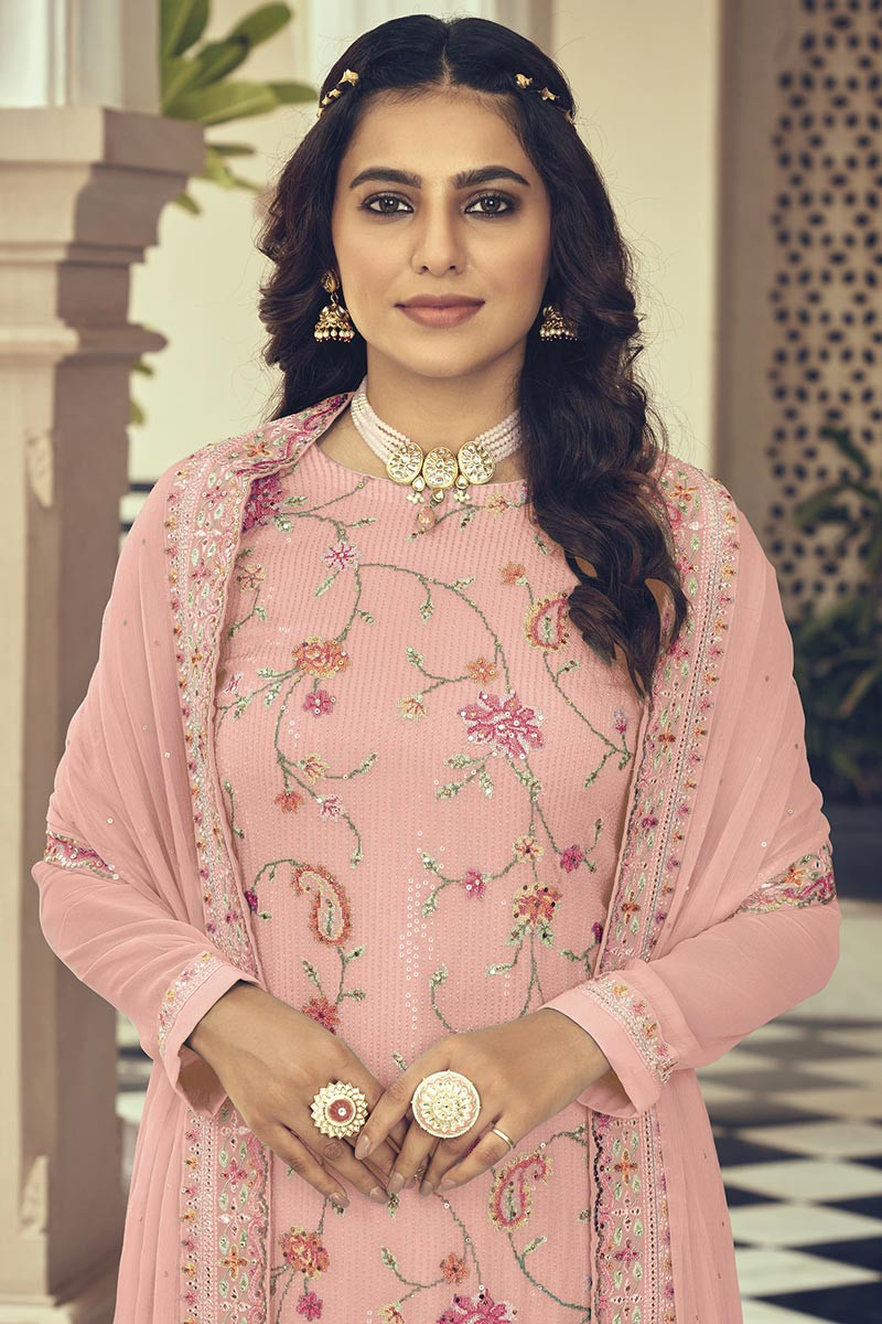 Pale pink trouser suit store