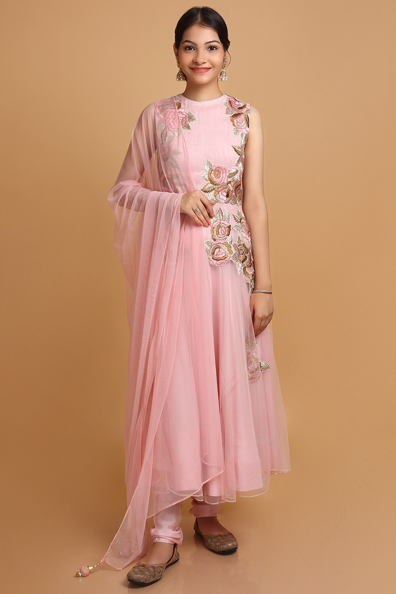 Netted churidar shop