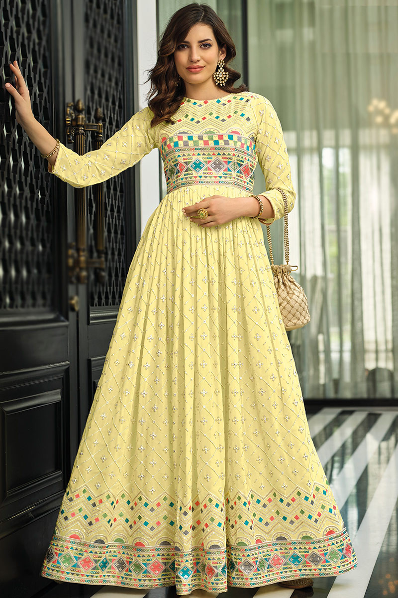 Fashionable anarkali best sale