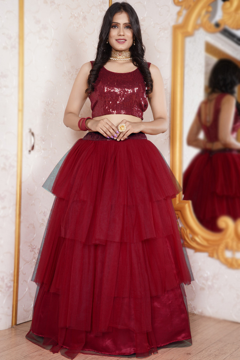Lehenga dressing style sales