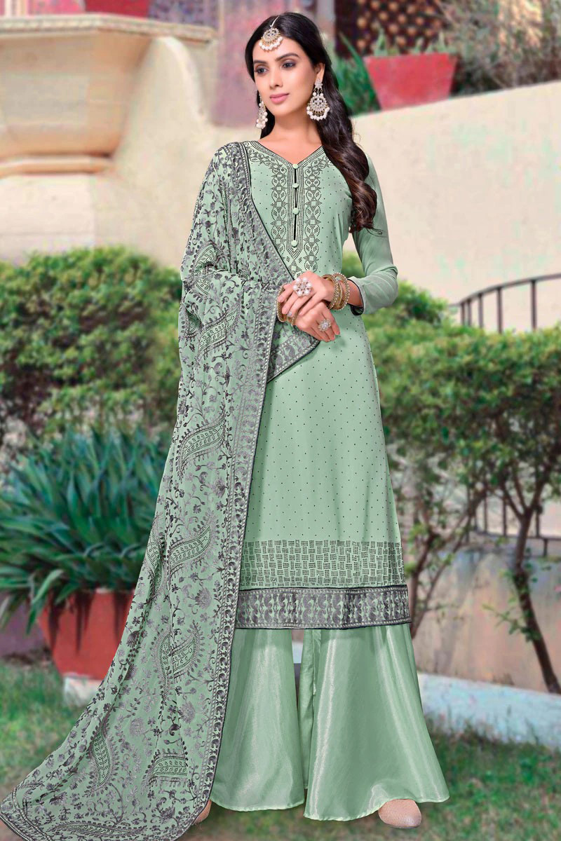 Long sharara on sale suit