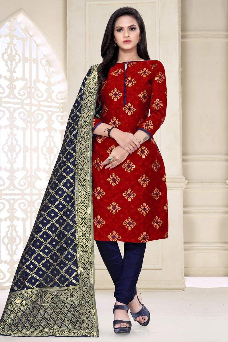 Silk churidar model hotsell