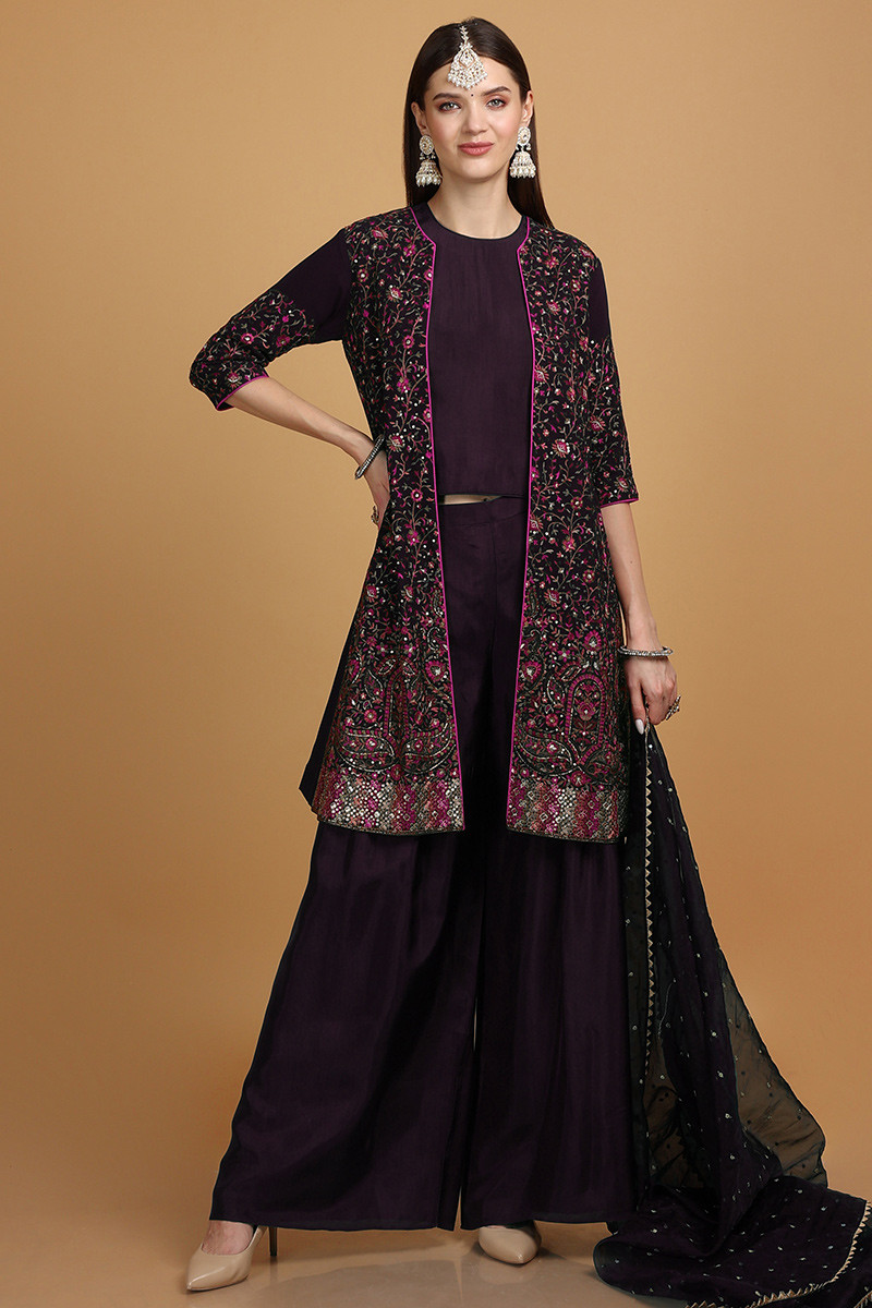 Palazzo jacket suit store
