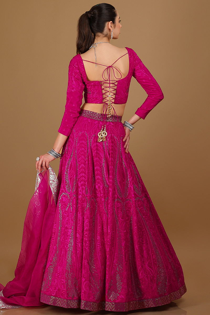 Ruby Pink Lehenga