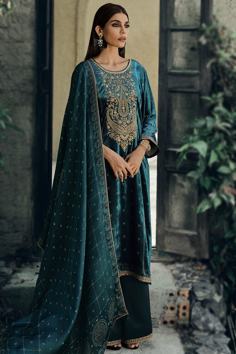 Velvet palazzo suits cheap