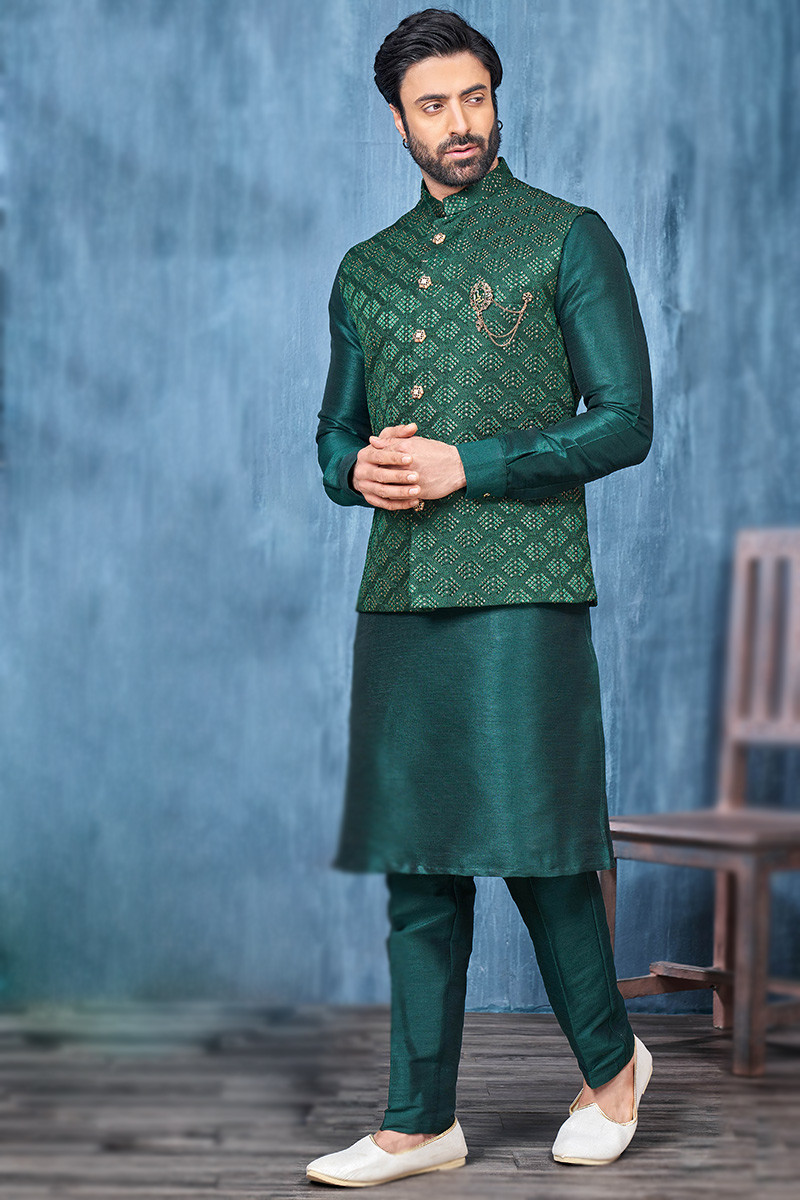 Kurta pajama with cheap full coat