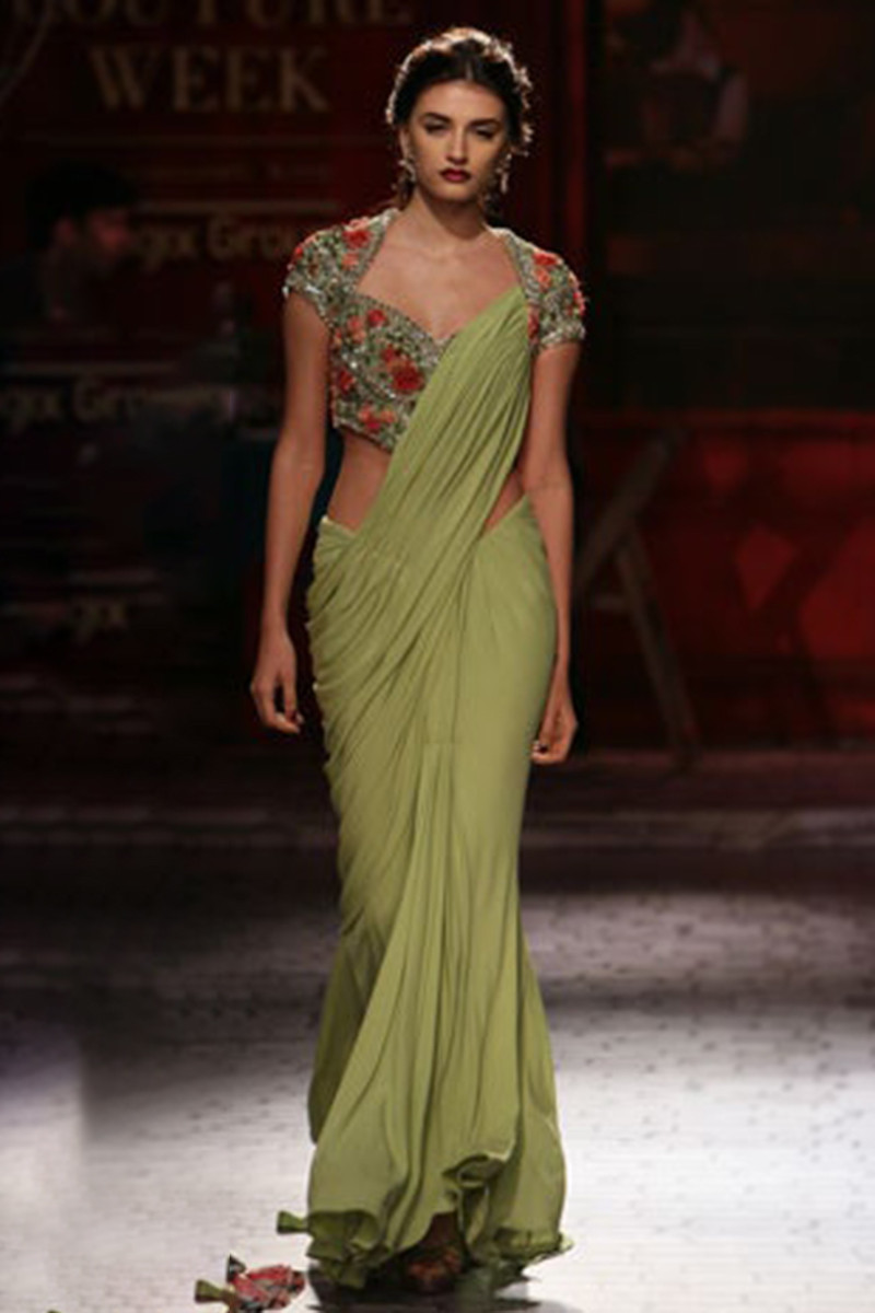 Fancy saree designer blouse sales
