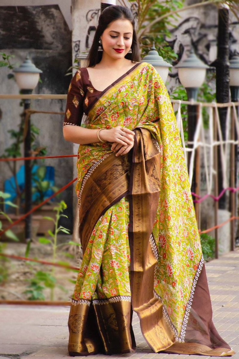 Casual shop wear saree