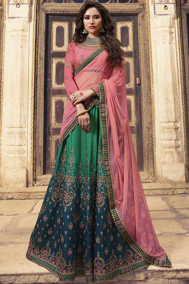 Silk chaniya choli deals online