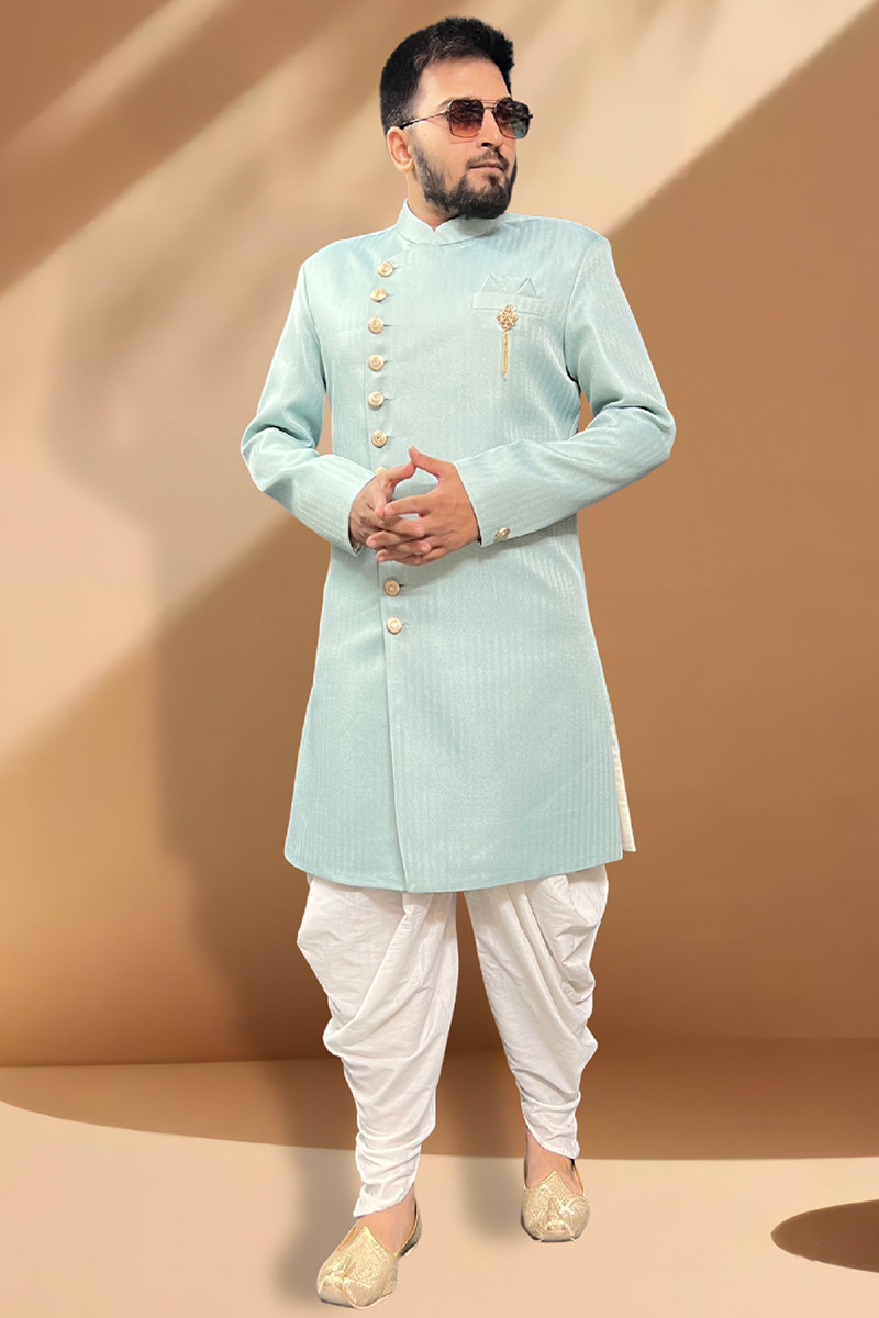 Plain sherwani for sales mens