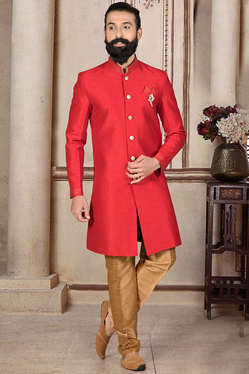 Plain sherwani online