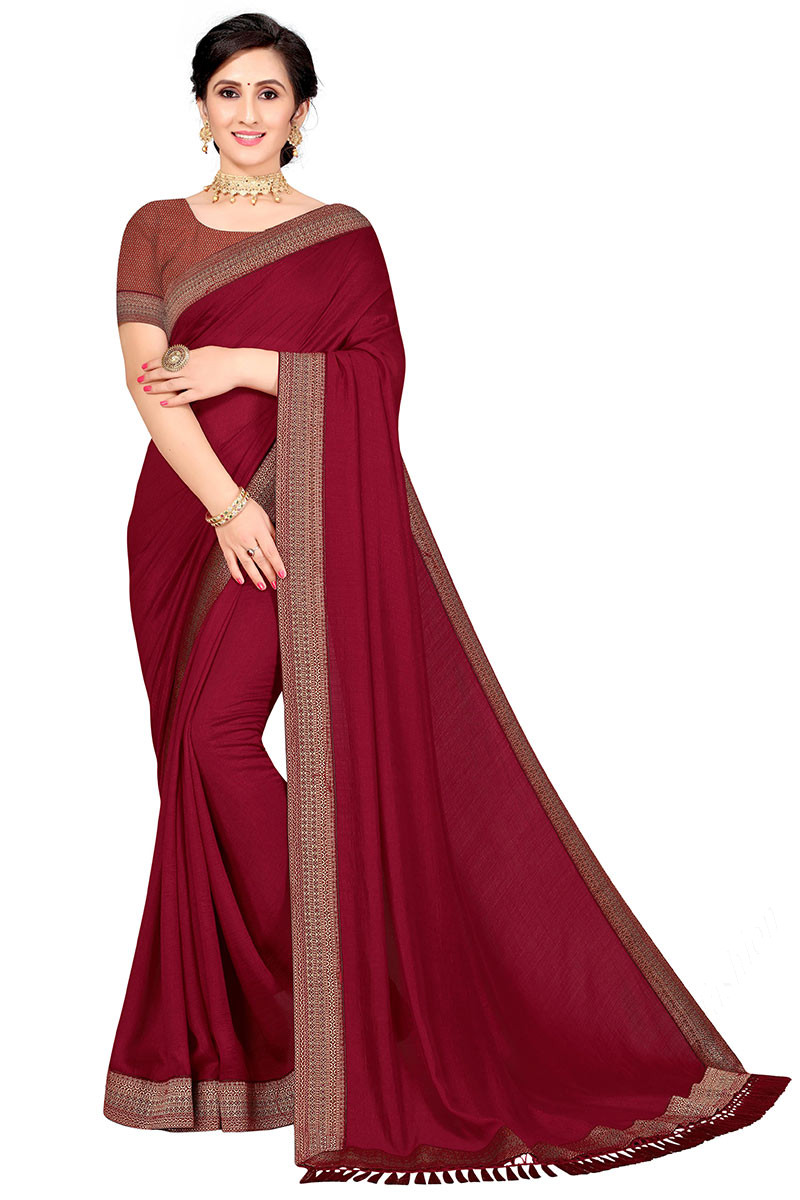 Reversible Cotton Saree In Maroon Black|Tranquil Yin Yang|Suta