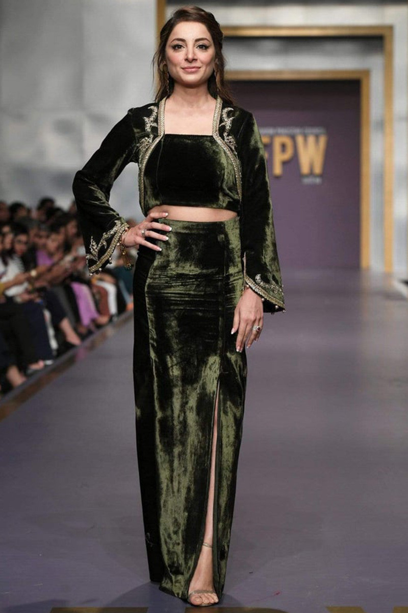Latest Heavy Beautiful Designer Velvet Multi Color Lehenga Choli – Fashionfy