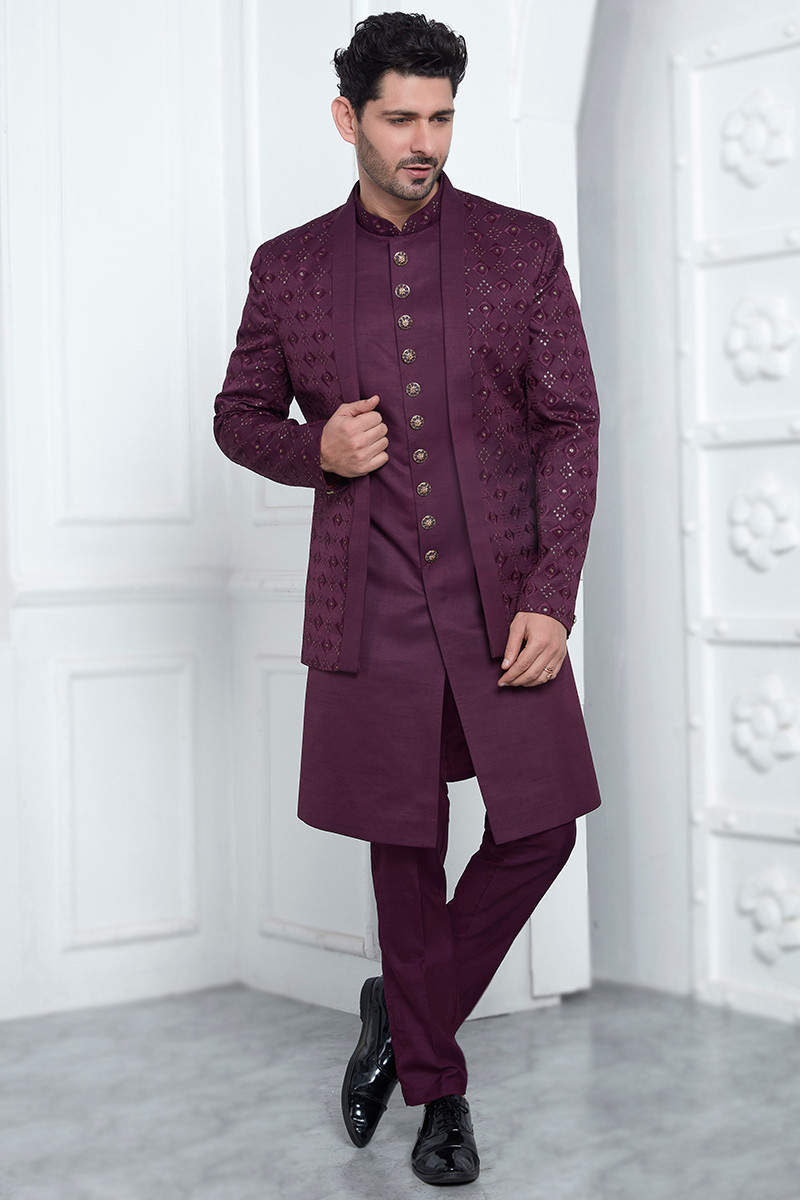 Embroidered overcoat hotsell