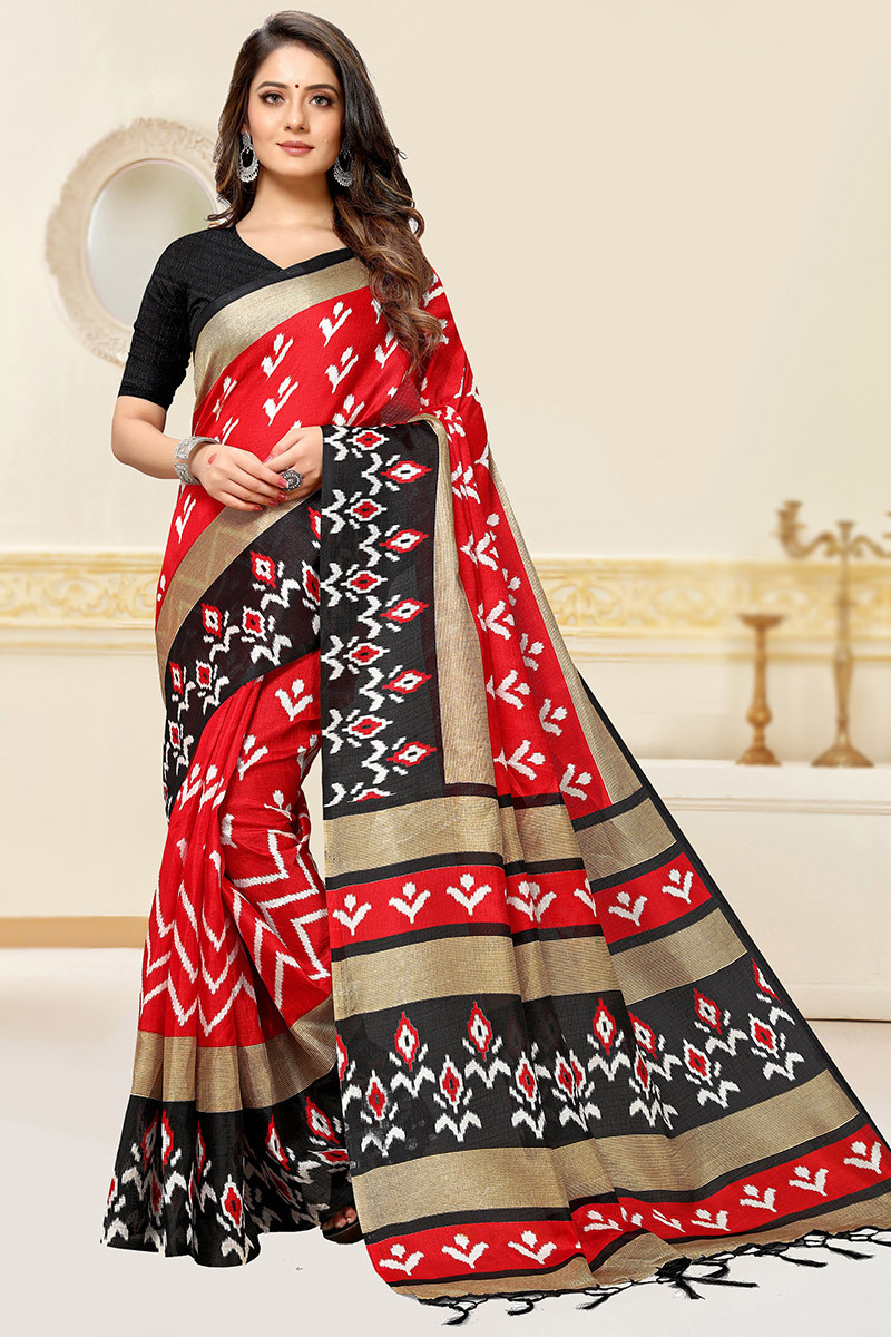 Buy Festival Wear Grey Art Silk Digital Printed Saree 150034 Online