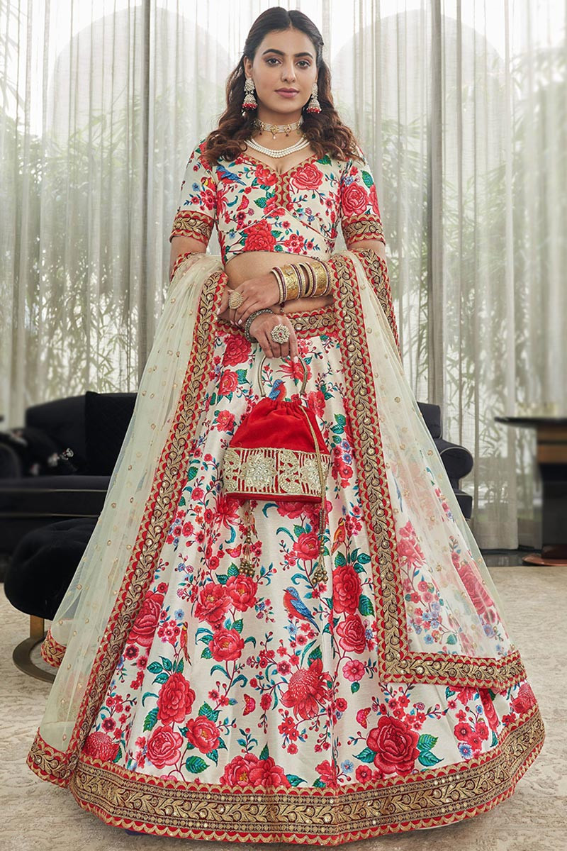 Bollywood Lucknowi Work White Lehenga Designer Latest Wedding Traditional  Wear Chania Choli - Etsy