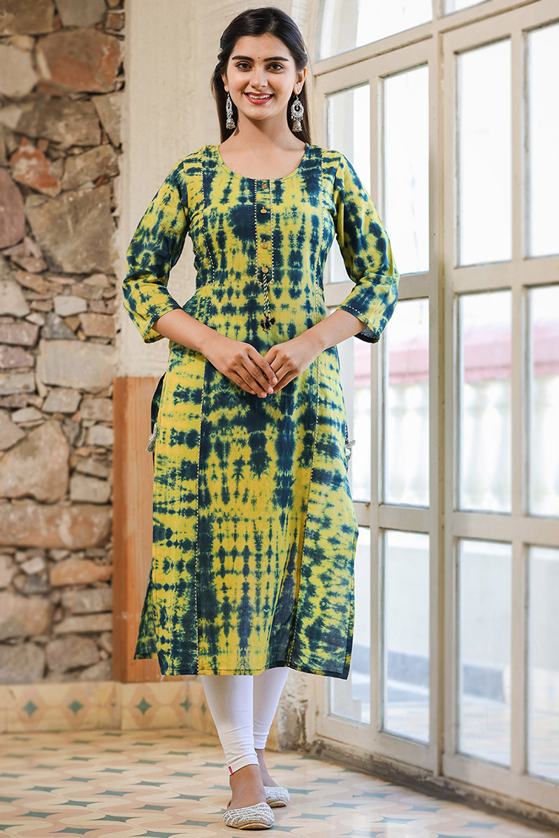 Cotton dress kurti sale