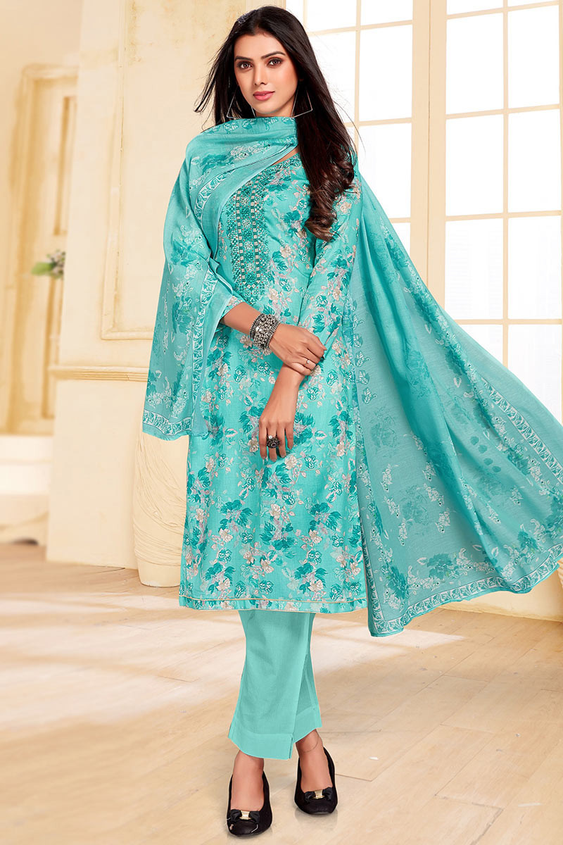 Cotton suit sale shop