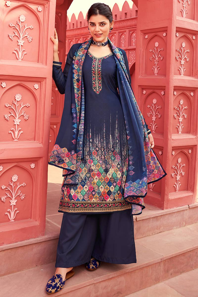Crepe palazzo suits top