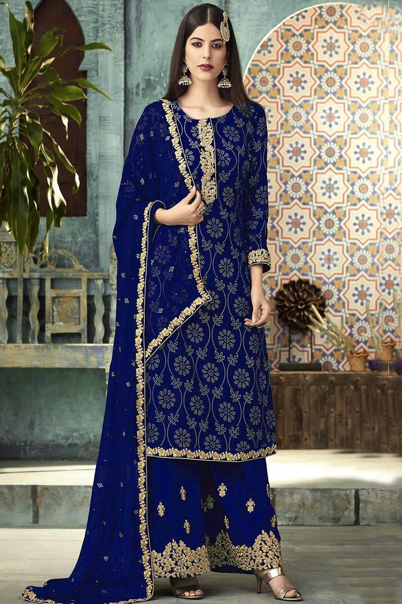 Royal shop blue palazzo