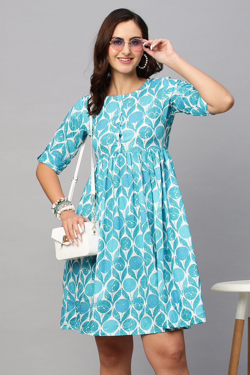 Cotton fabric frock design clearance