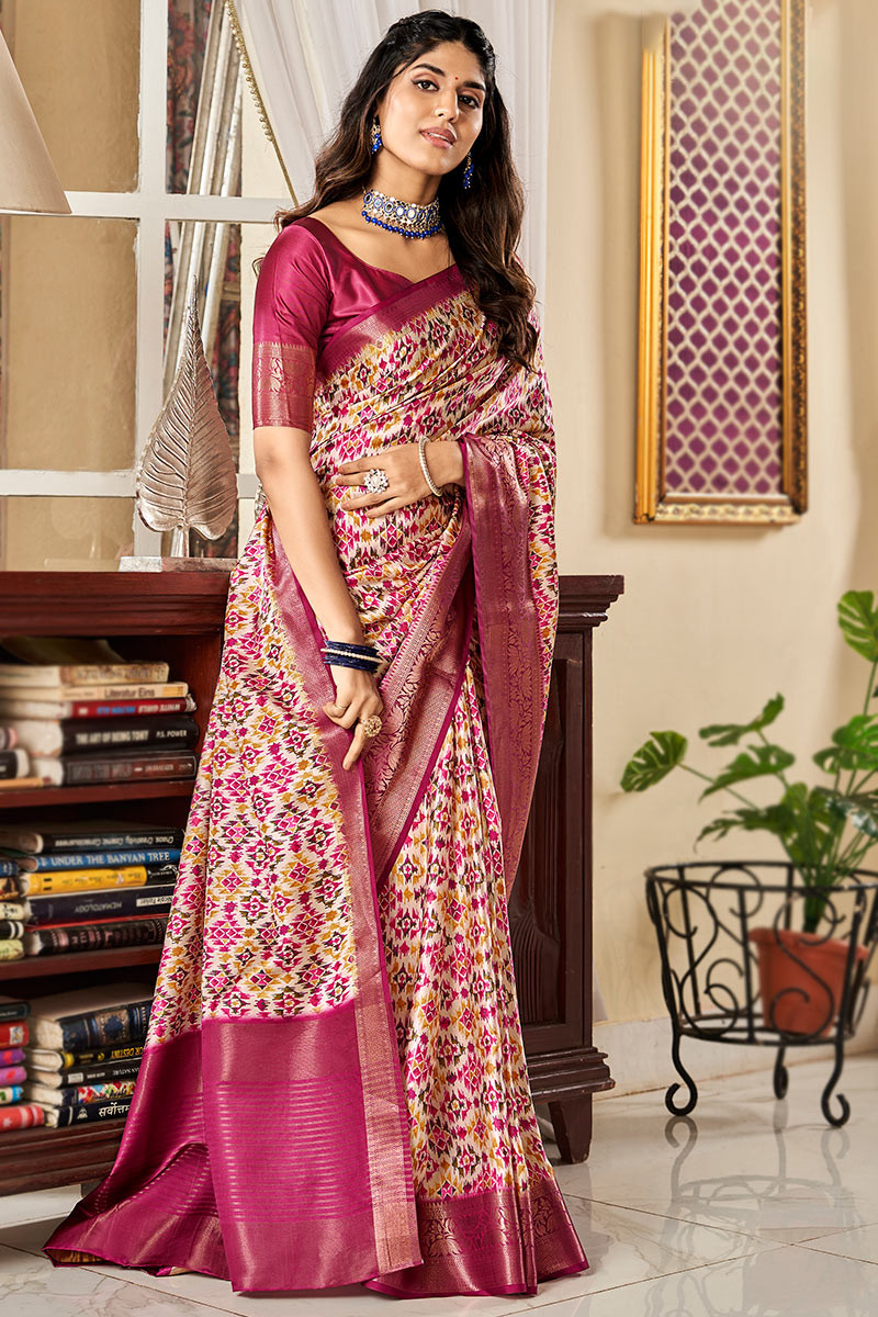 Beige clearance sarees wedding