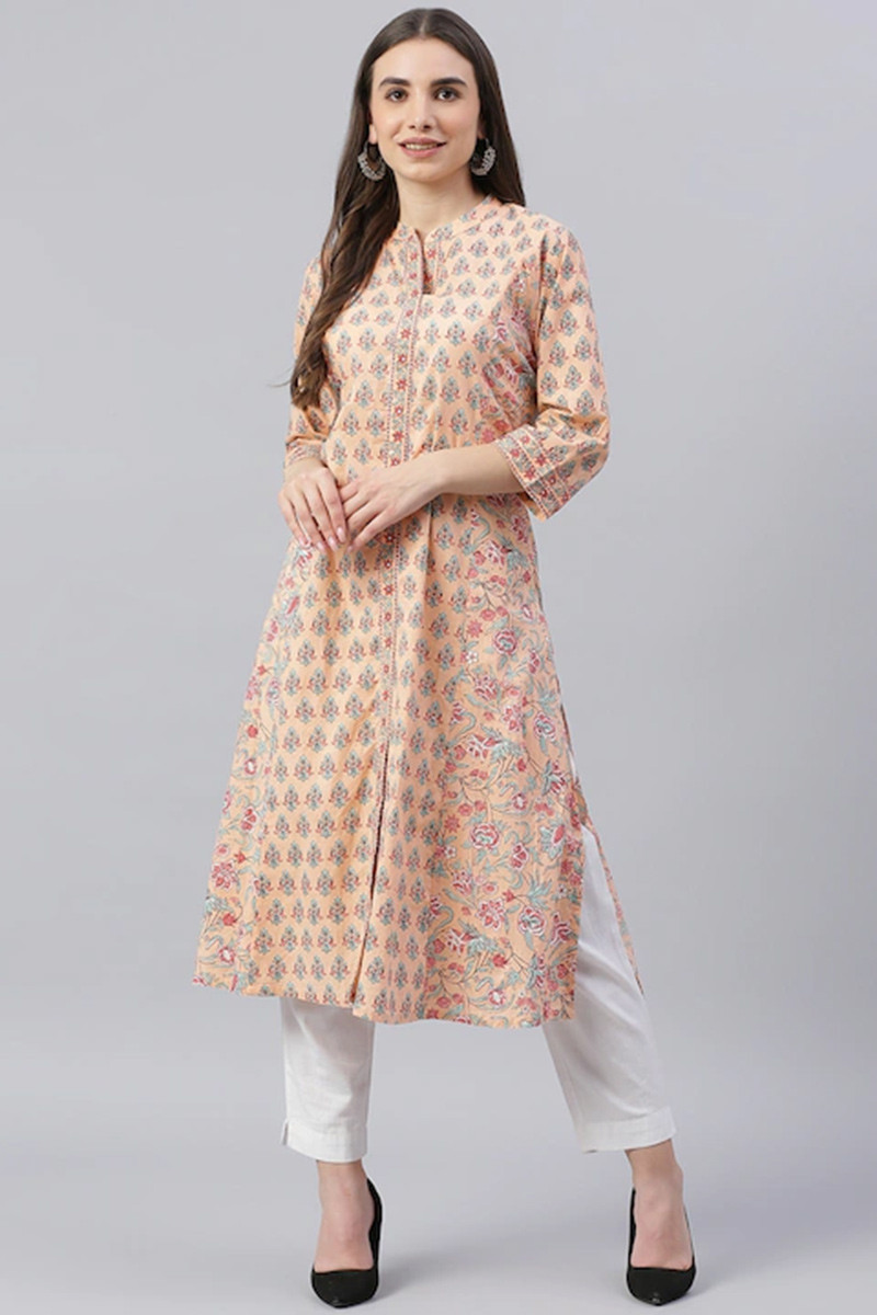 Beautiful Printed Cotton Kurtis- HMD26