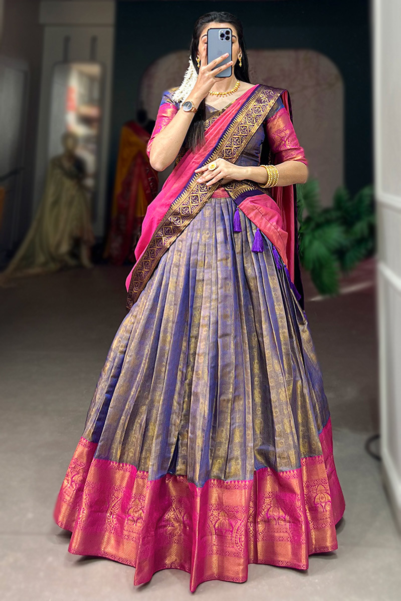 Lehenga choli south indian style outlet
