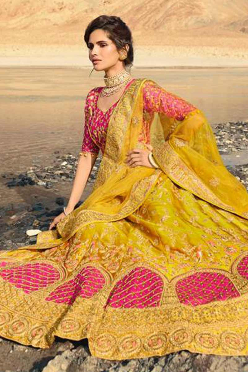 Banglori silk 2024 lehenga choli online