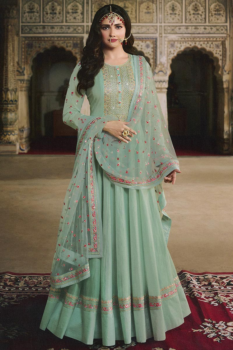 Raw silk cheap anarkalis online