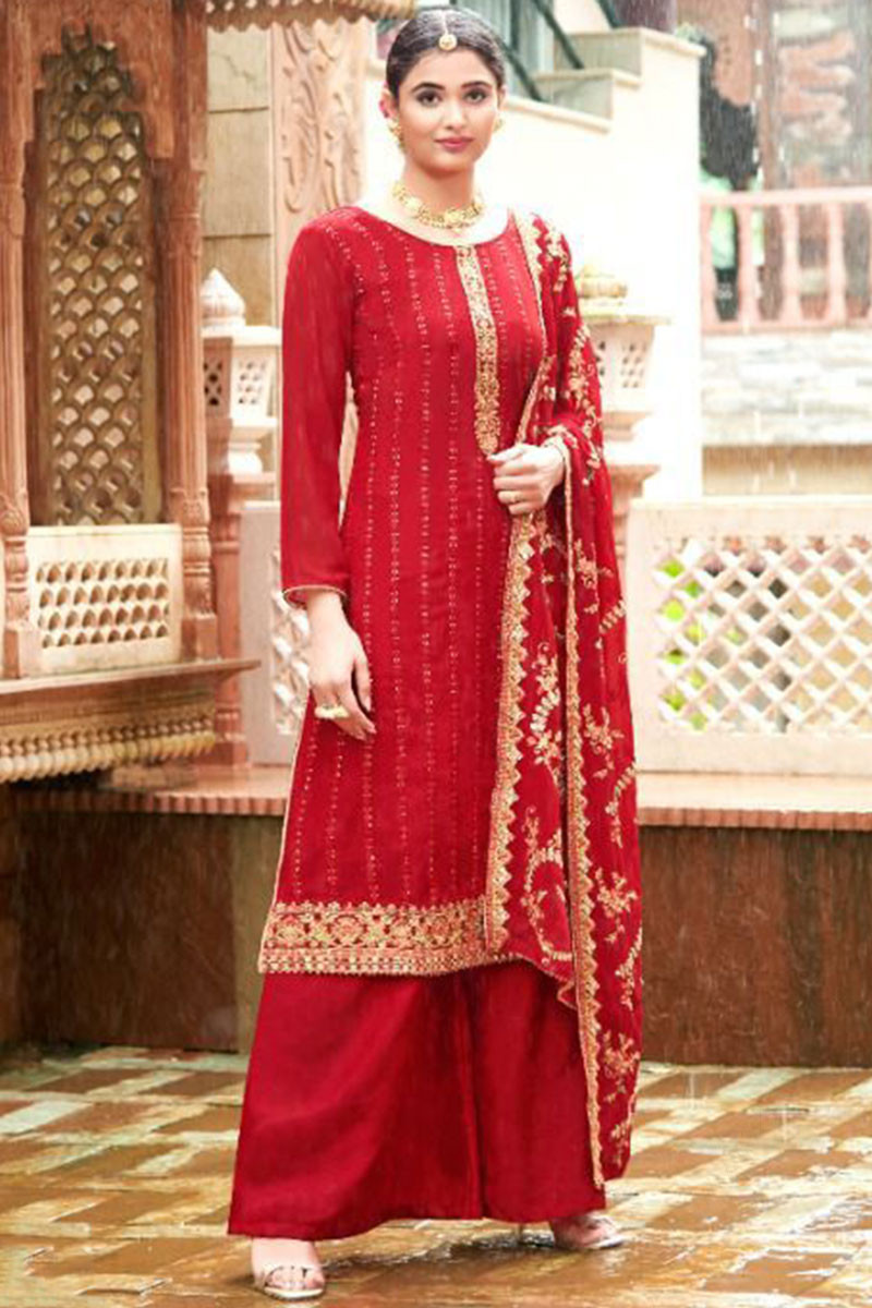 Trending palazzo suits discount