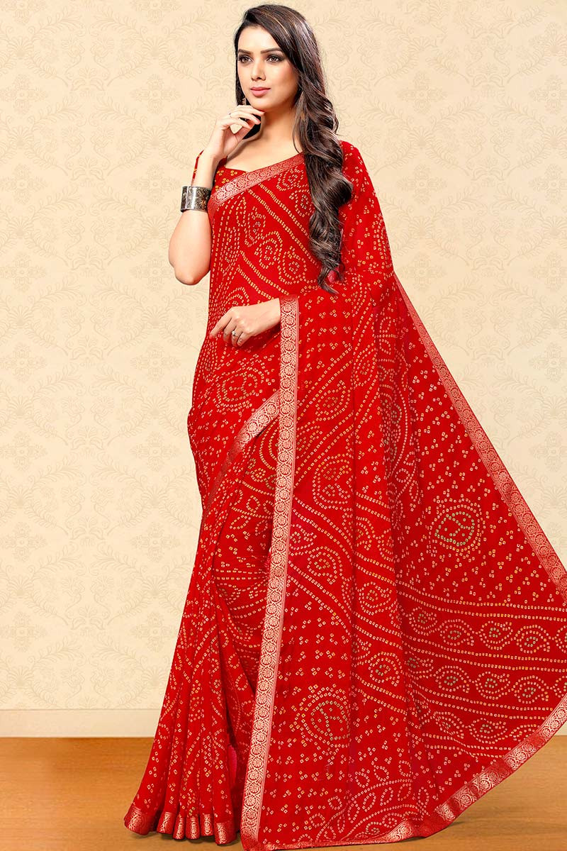Leheriya chiffon outlet fabric online