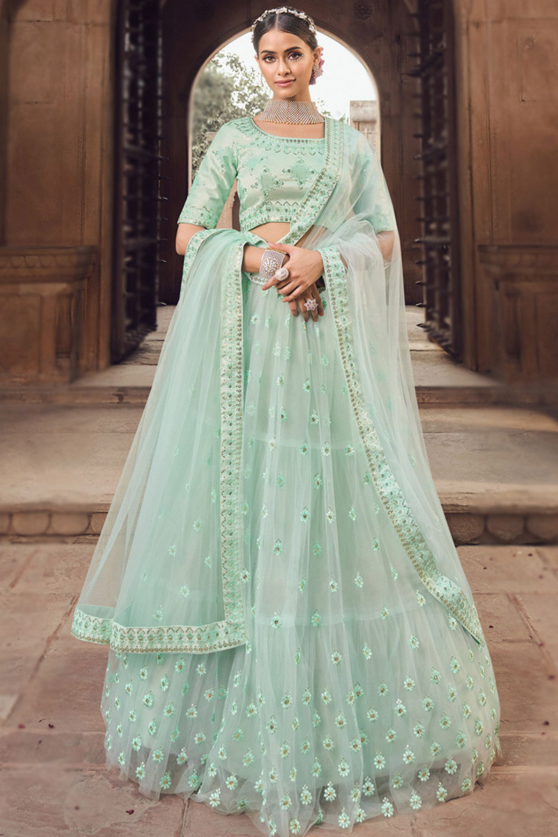 Mint lehenga choli outlet