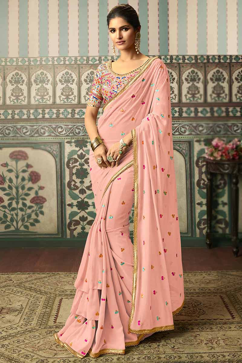 Fancy saree ok best sale design