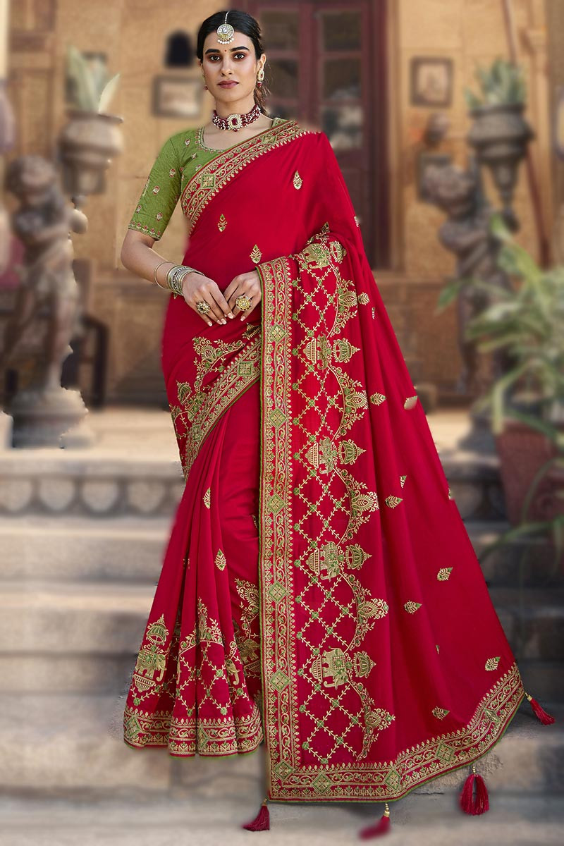 Soft silk bridal sarees hotsell
