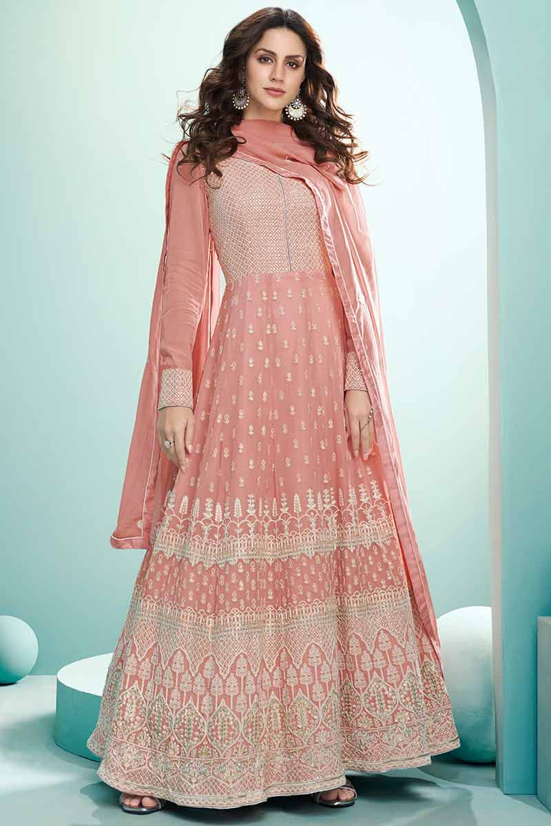 Embroidery designs anarkali suits store