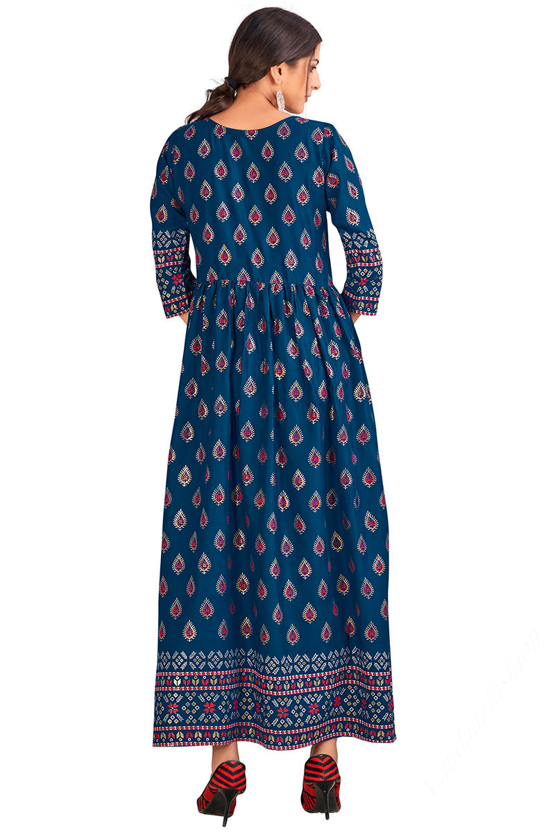 Long frock type store kurti