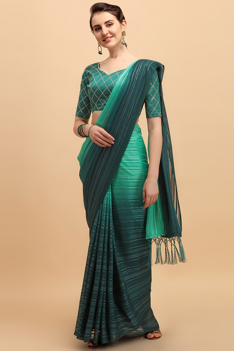 Cl 09 Poly Wholesale Party Wear Georgette Saree Collection - The Ethnic  World