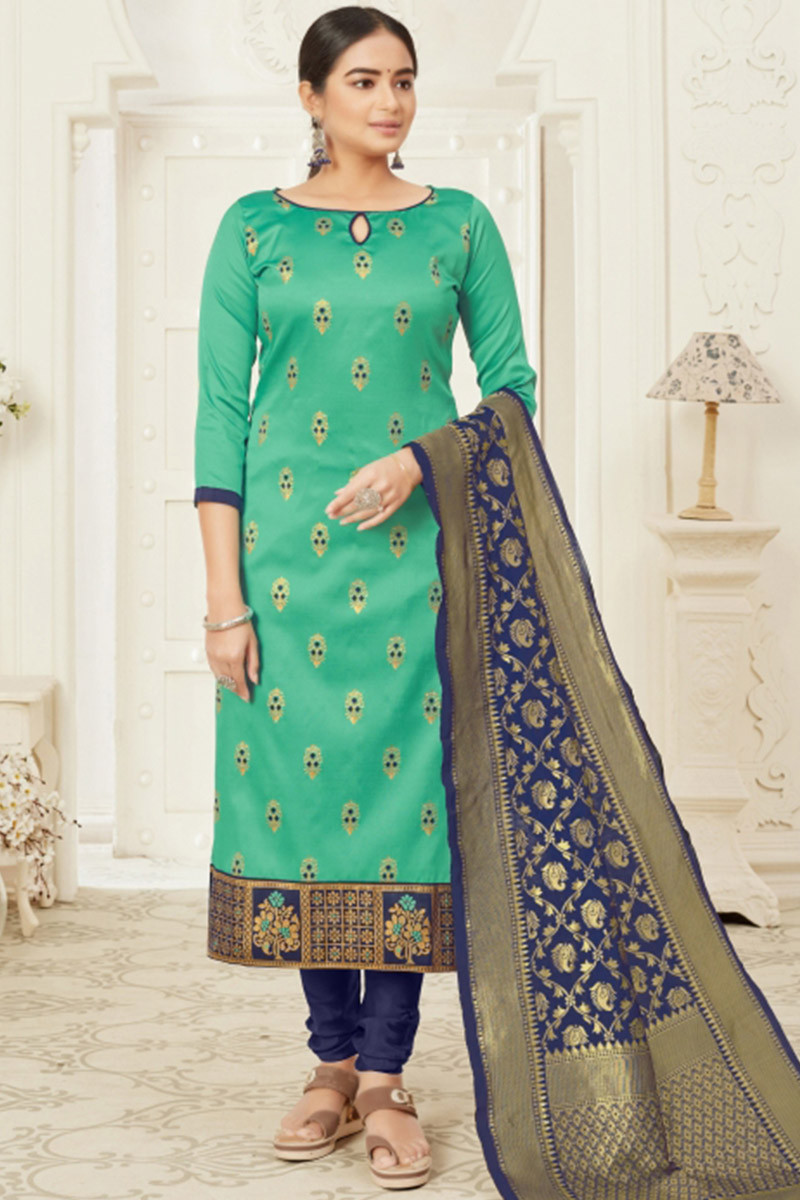 Poly discount cotton churidar